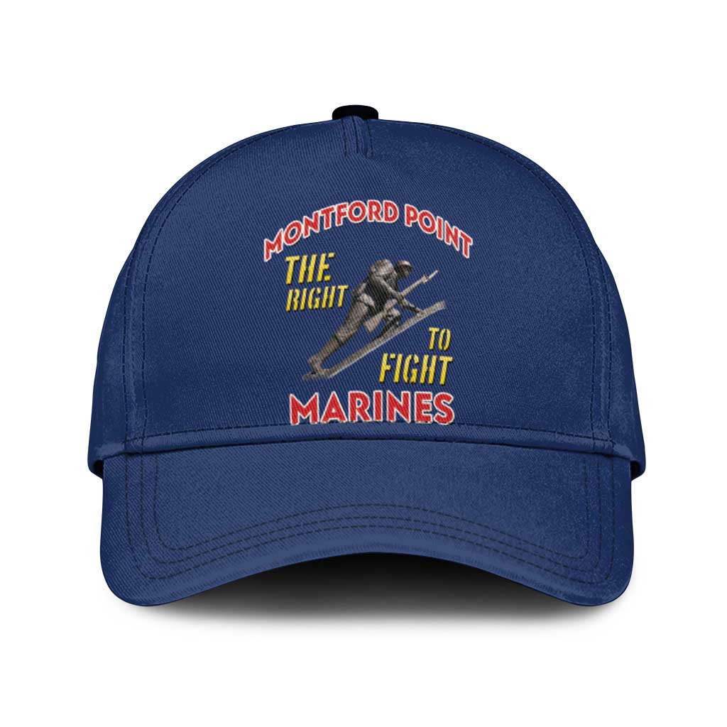 Montford Point Marines Classic Cap The Right To Fight - Blue LT15