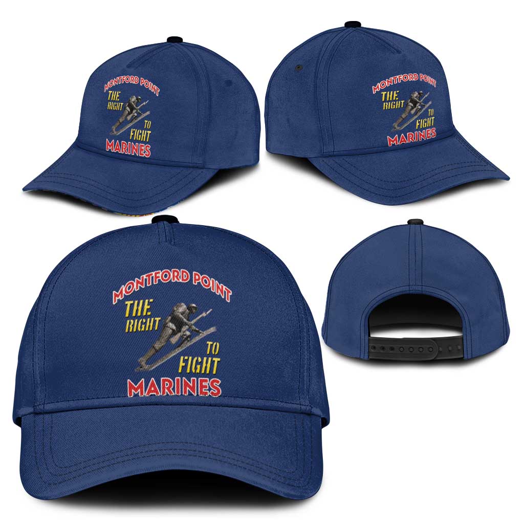 Montford Point Marines Classic Cap The Right To Fight - Blue LT15