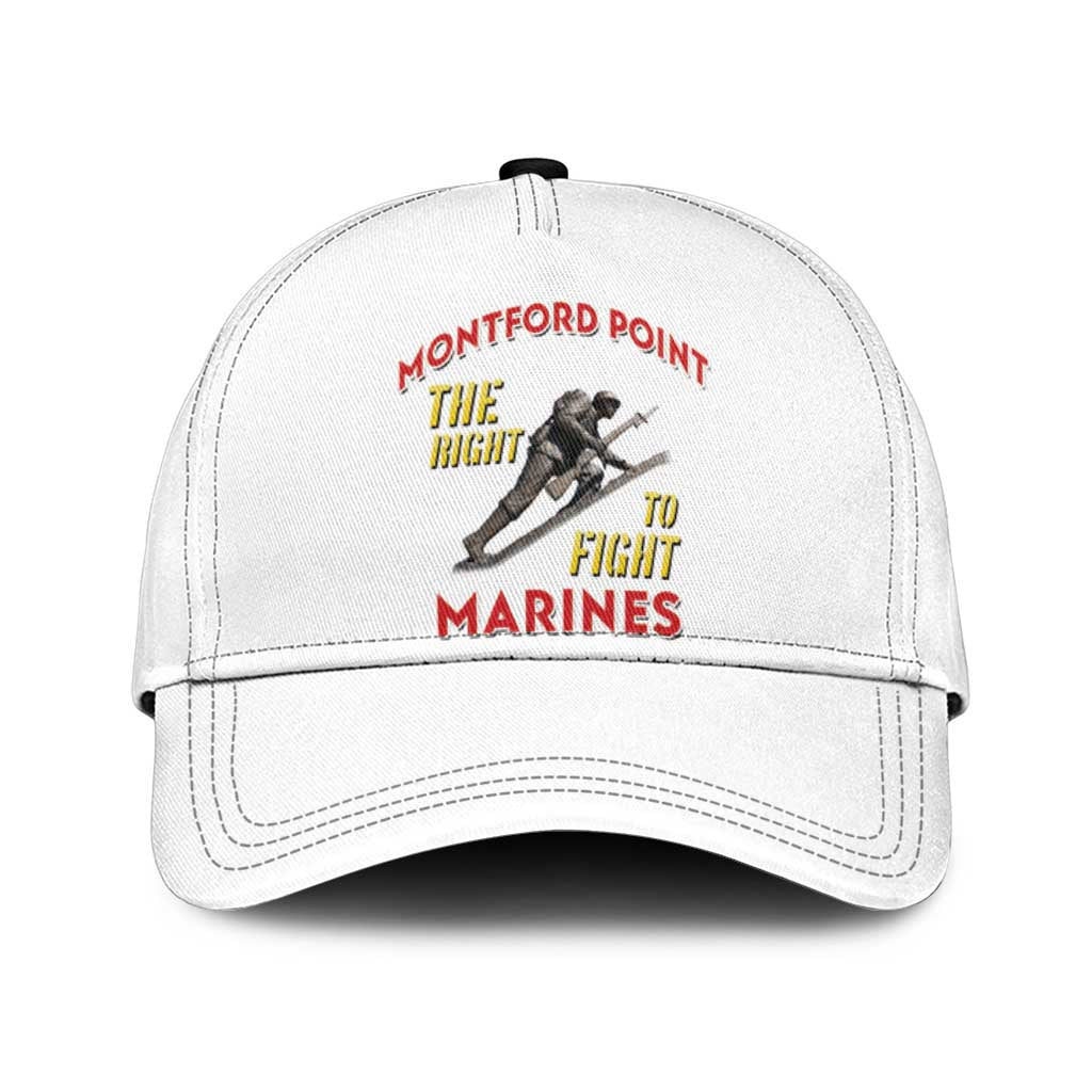 Montford Point Marines Classic Cap The Right To Fight - White LT15