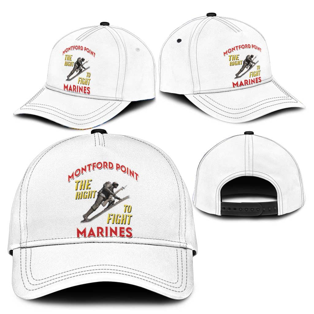 Montford Point Marines Classic Cap The Right To Fight - White LT15