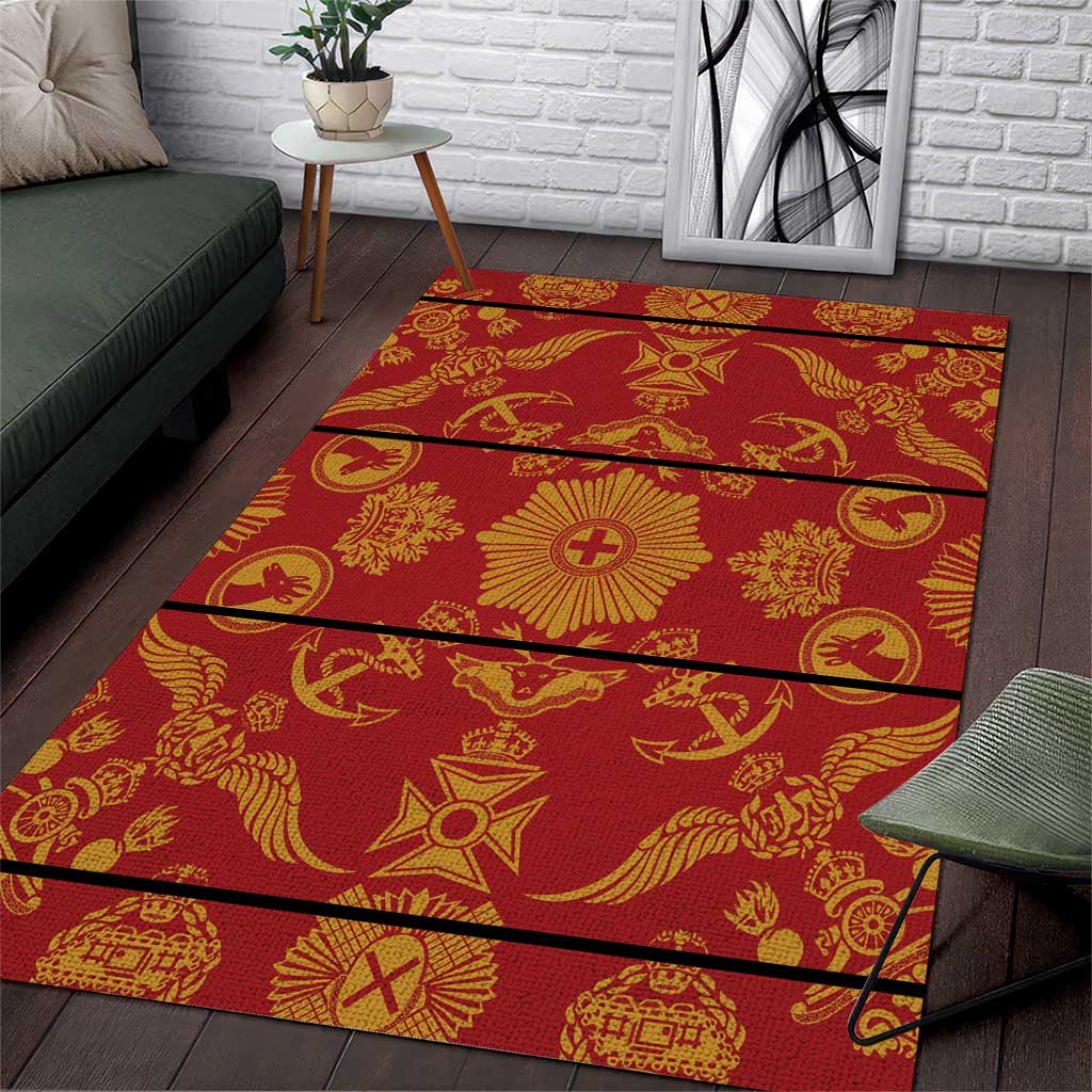 Basotho Blanket Area Rug Lesotho Seanamarena Kharetsa Royal Red LT15