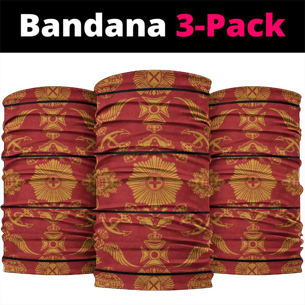 Lesotho Seanamarena Kharetsa Royal Red Neck Gaiter Basotho Traditional Blanket Style LT15