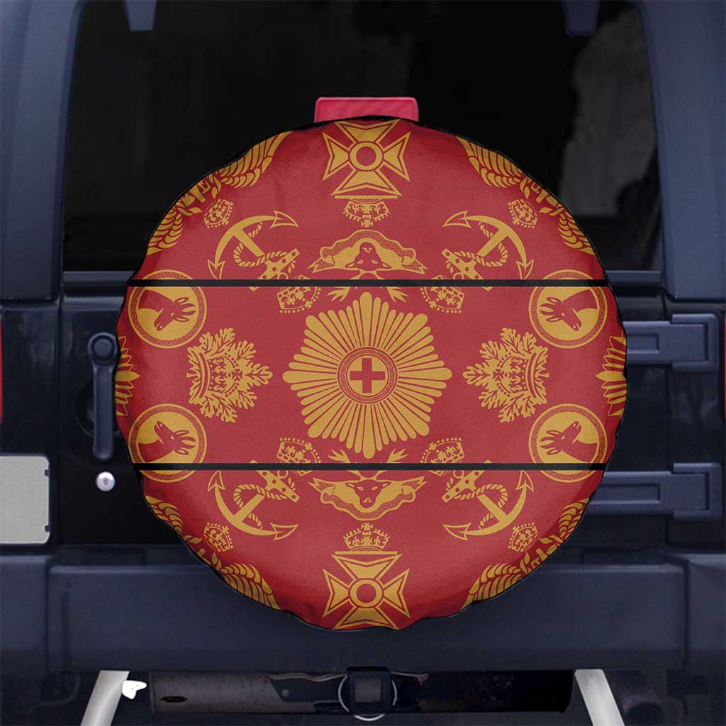 Lesotho Seanamarena Kharetsa Royal Red Spare Tire Cover Basotho Traditional Blanket Style LT15