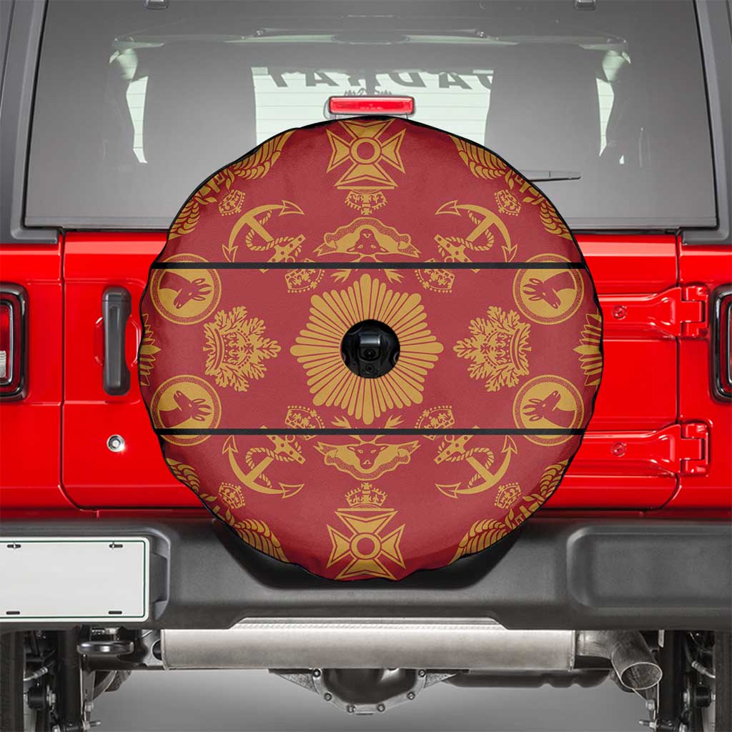 Lesotho Seanamarena Kharetsa Royal Red Spare Tire Cover Basotho Traditional Blanket Style LT15