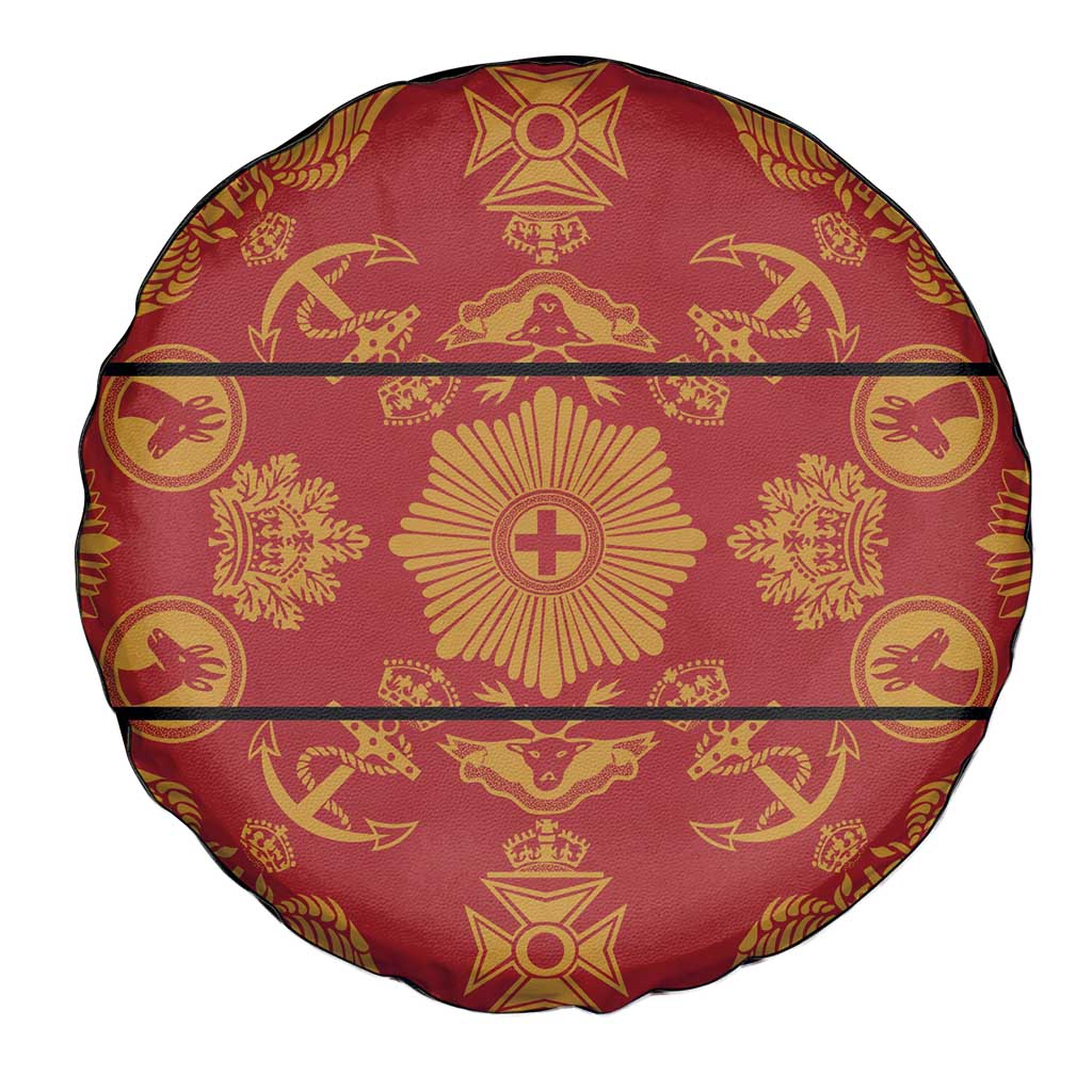 Lesotho Seanamarena Kharetsa Royal Red Spare Tire Cover Basotho Traditional Blanket Style LT15