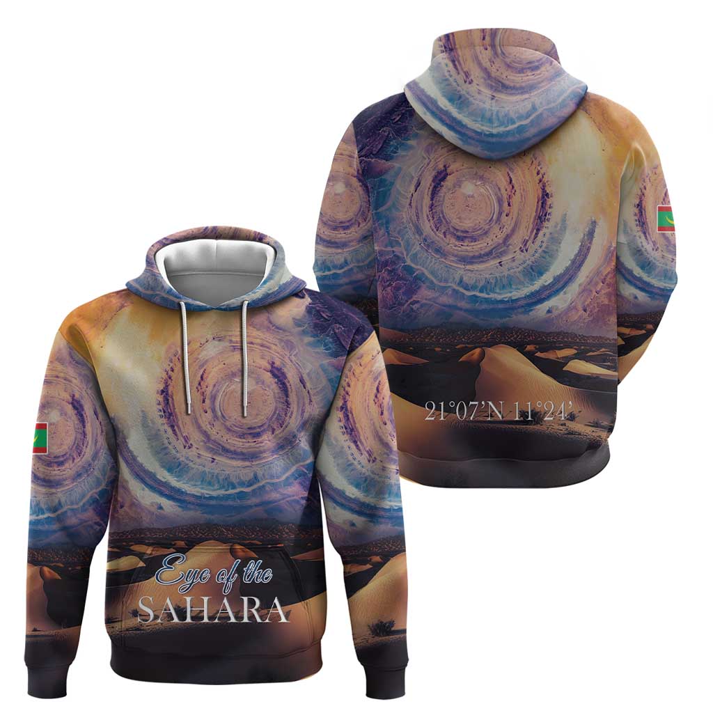 Mauritania Richat Structure Hoodie Eyes of the Sahara LT15