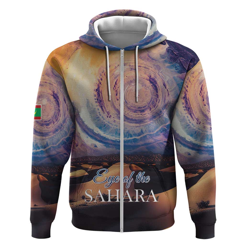 Mauritania Richat Structure Hoodie Eyes of the Sahara LT15