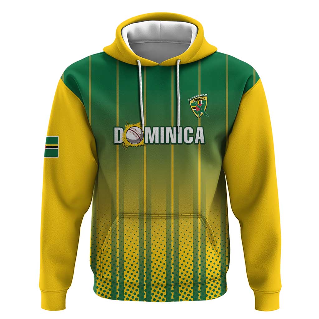 Custom Dominica Cricket Hoodie Sporty Style LT15