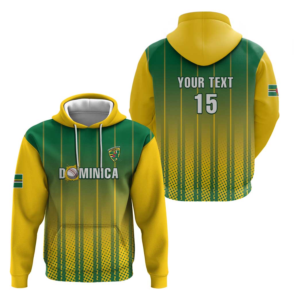 Custom Dominica Cricket Hoodie Sporty Style LT15