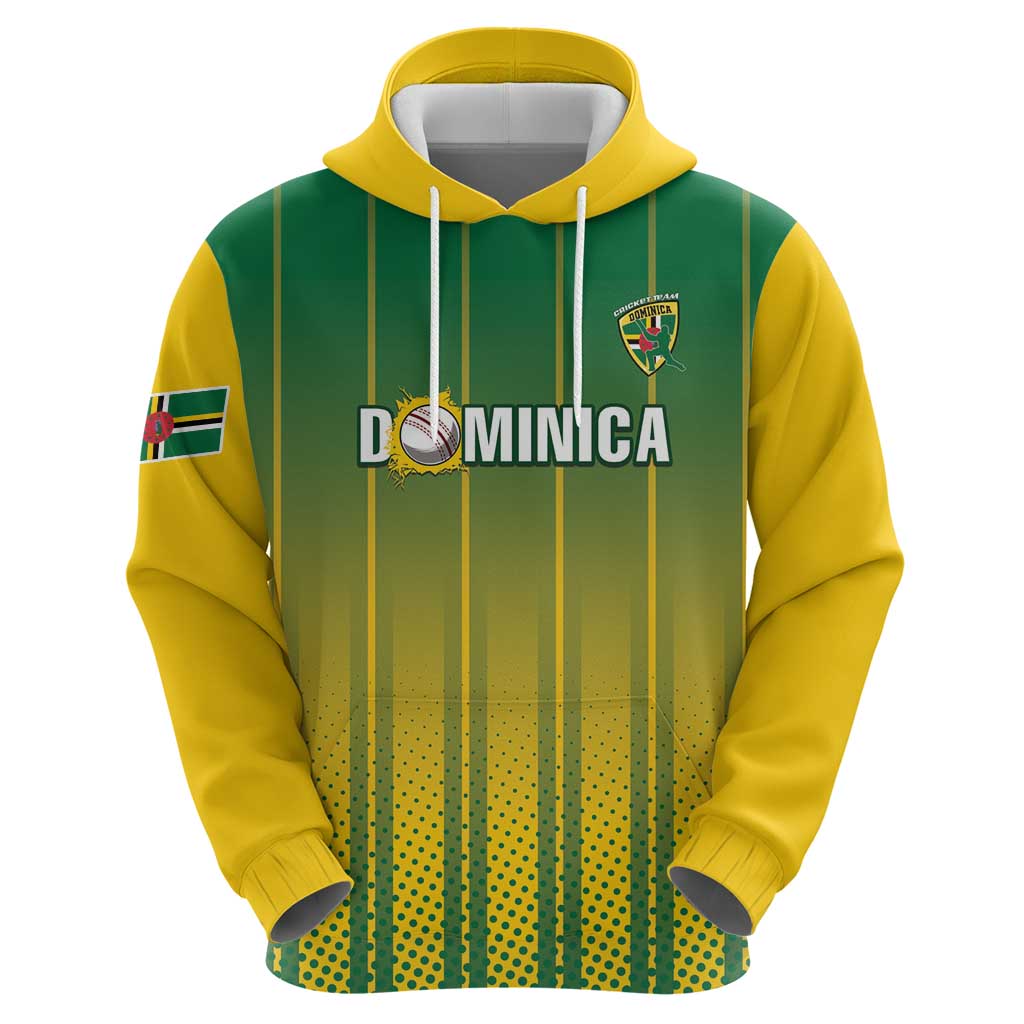 Custom Dominica Cricket Hoodie Sporty Style LT15