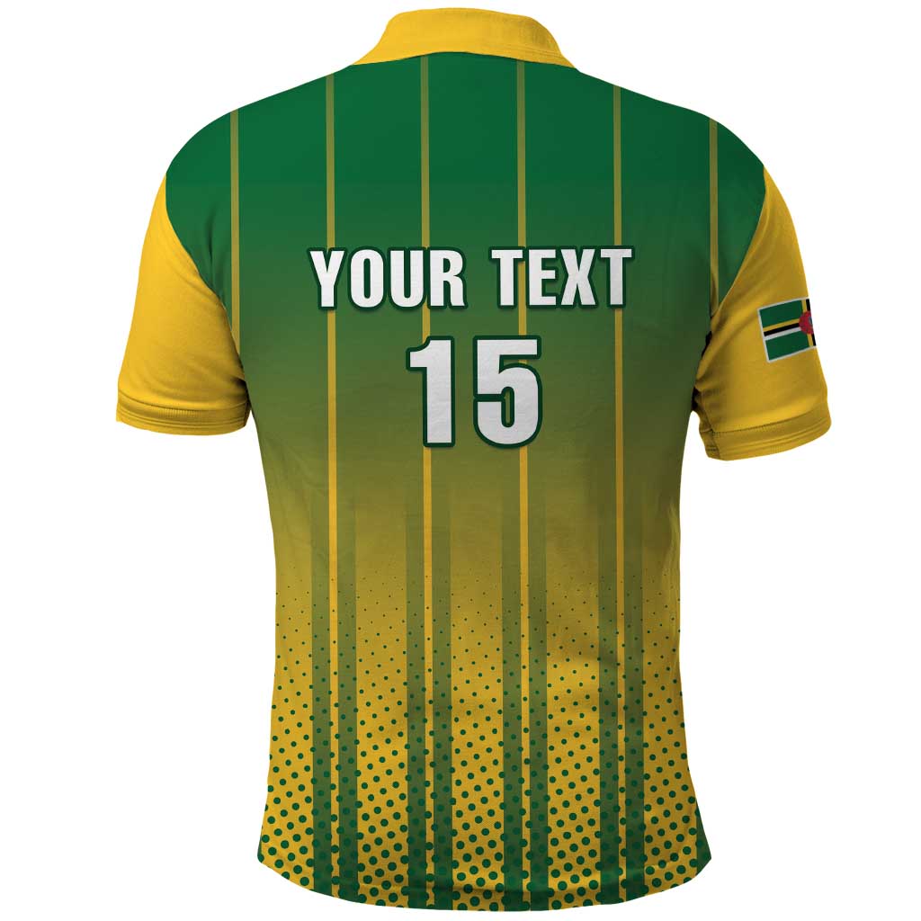 Custom Dominica Cricket Polo Shirt Sporty Style LT15