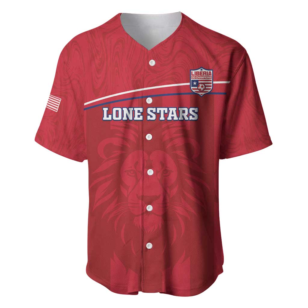 Custom Liberia Baseball Jersey Football Lion Mascot - Red LT15