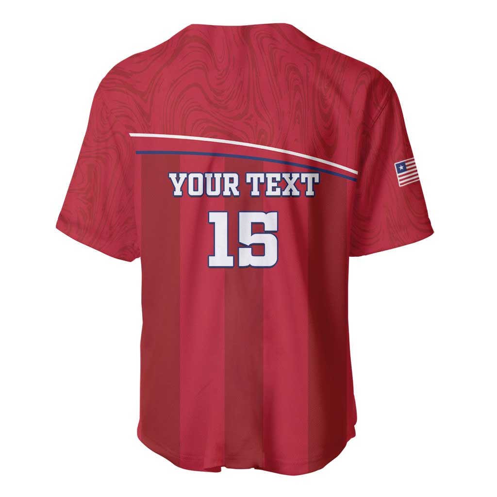 Custom Liberia Baseball Jersey Football Lion Mascot - Red LT15