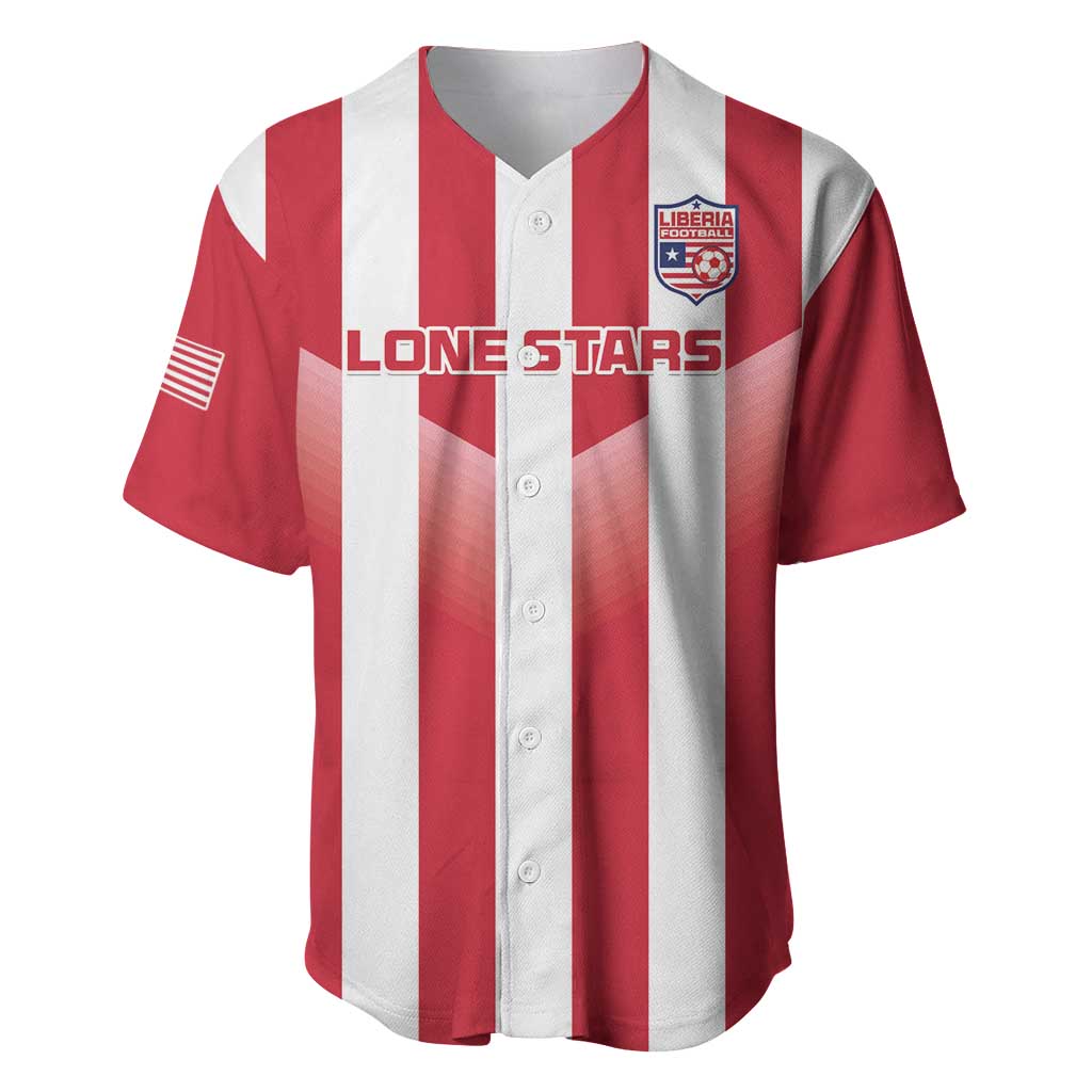 Custom Liberia Football Baseball Jersey The Lone Stars Sporty Style LT15
