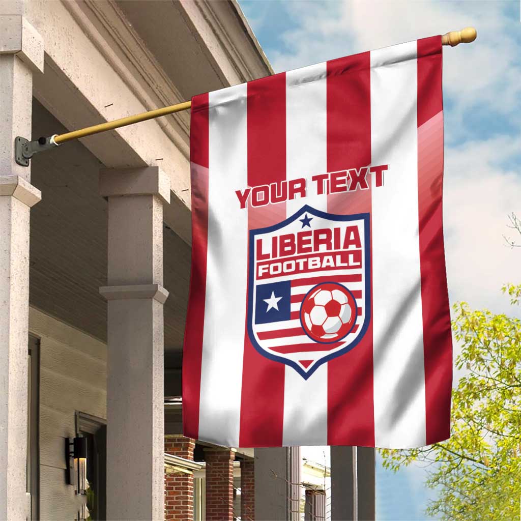 Custom Liberia Football Garden Flag The Lone Stars Sporty Style LT15