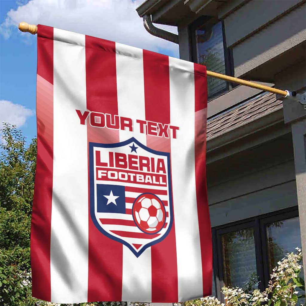 Custom Liberia Football Garden Flag The Lone Stars Sporty Style LT15