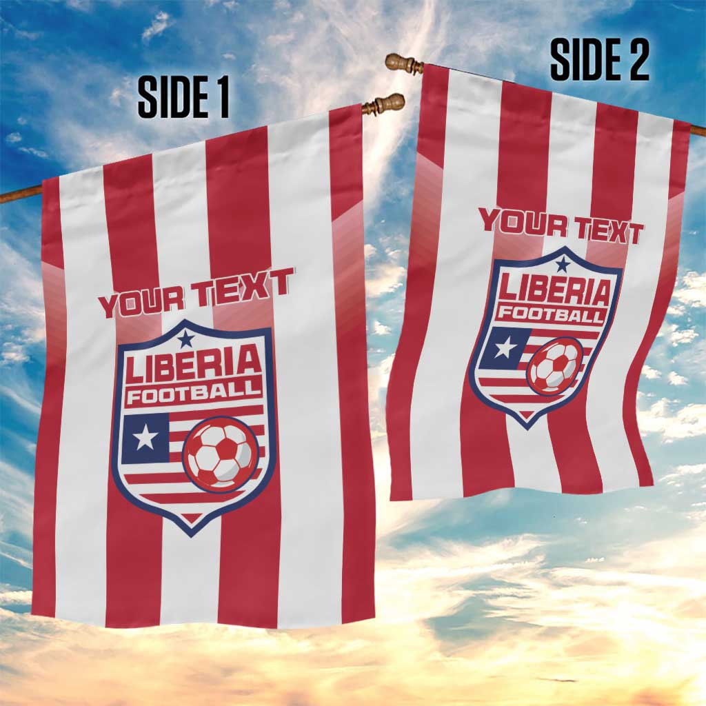 Custom Liberia Football Garden Flag The Lone Stars Sporty Style LT15