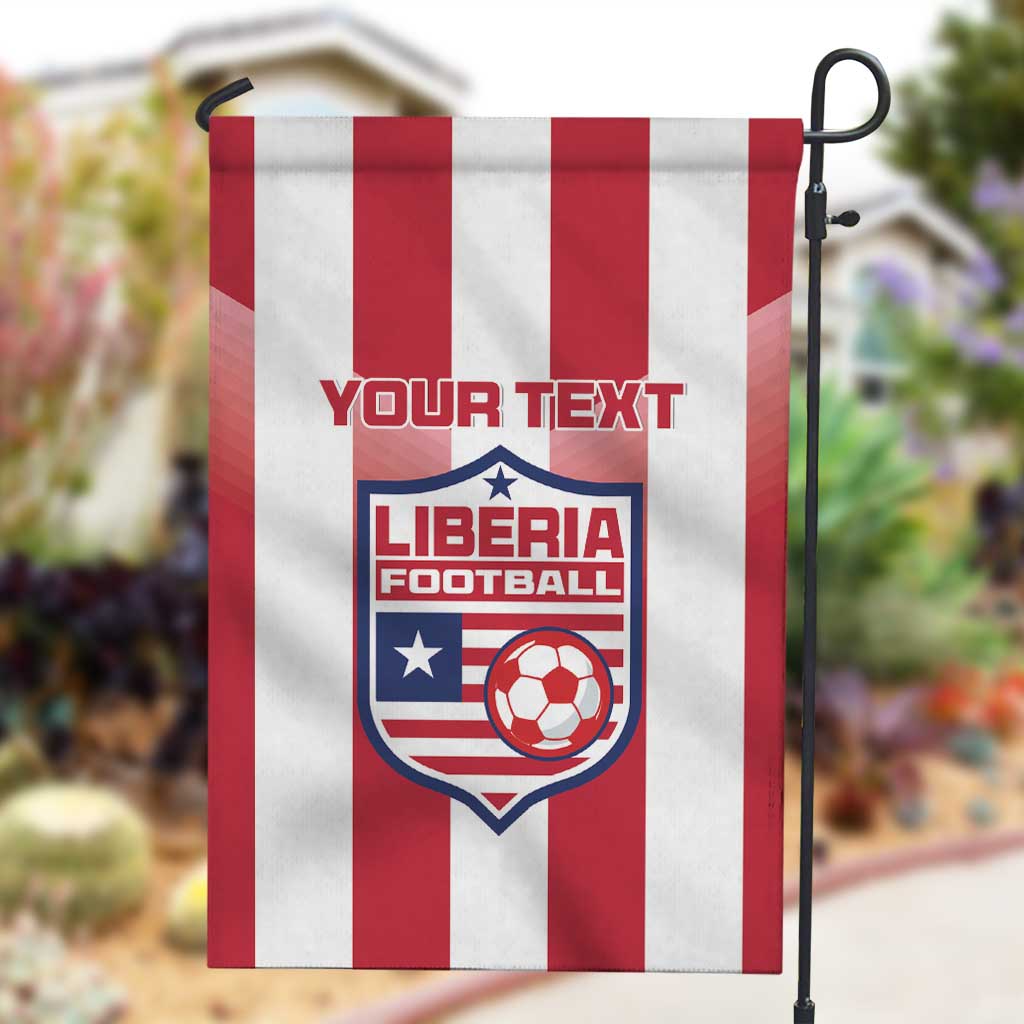 Custom Liberia Football Garden Flag The Lone Stars Sporty Style LT15