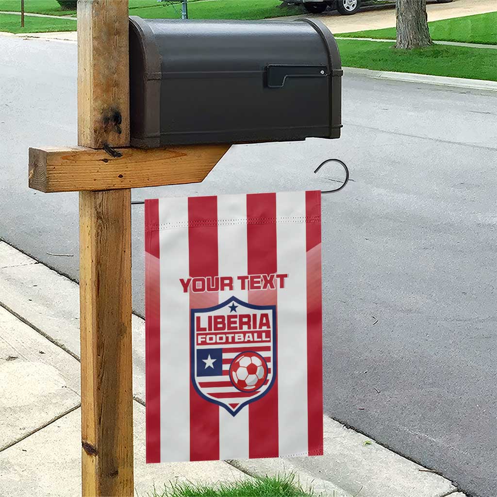 Custom Liberia Football Garden Flag The Lone Stars Sporty Style LT15
