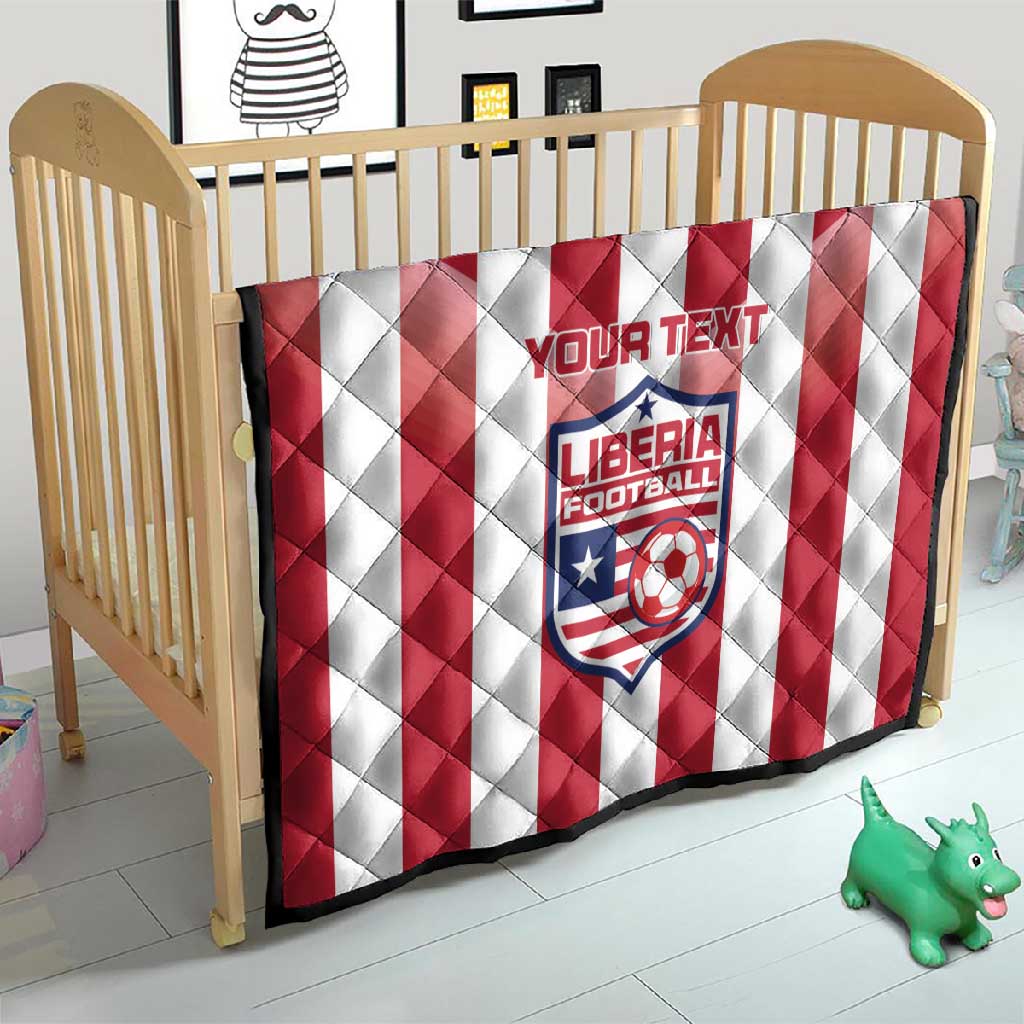 Custom Liberia Football Quilt The Lone Stars Sporty Style LT15