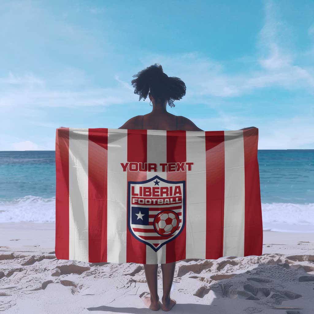 Custom Liberia Football Sarong The Lone Stars Sporty Style LT15