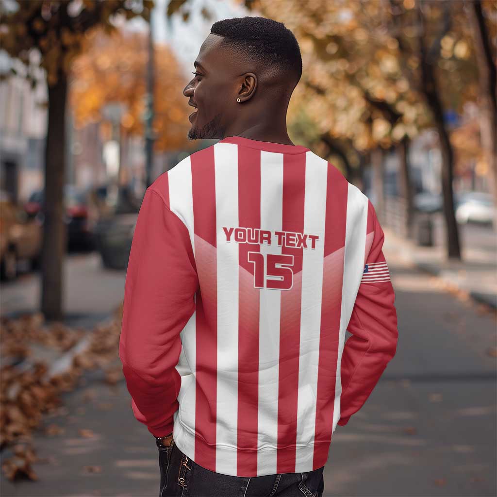 Custom Liberia Football Sweatshirt The Lone Stars Sporty Style LT15