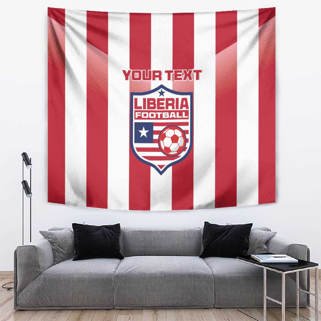 Custom Liberia Football Tapestry The Lone Stars Sporty Style LT15