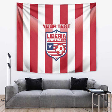 Custom Liberia Football Tapestry The Lone Stars Sporty Style LT15
