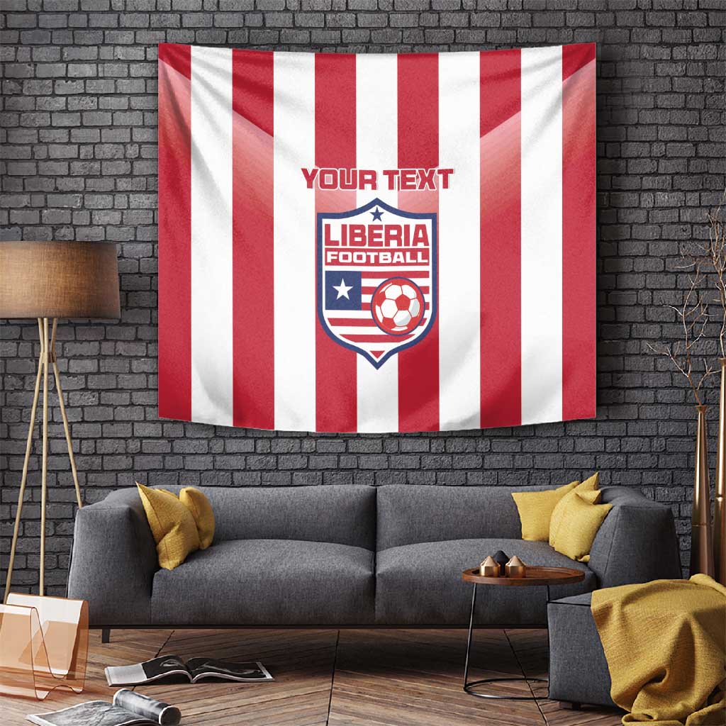 Custom Liberia Football Tapestry The Lone Stars Sporty Style LT15