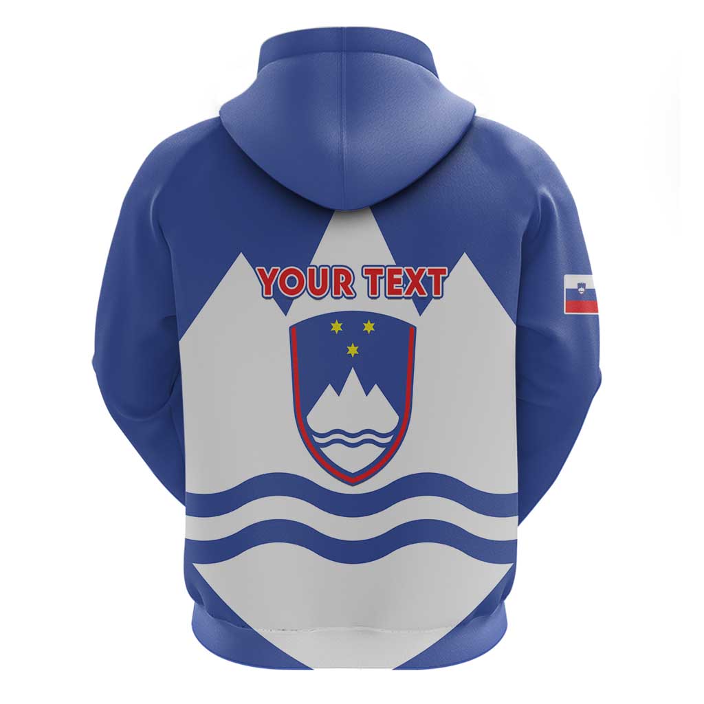 Personalised Slovenia Independence Day Hoodie Flag Map With Coat Of Arms LT15