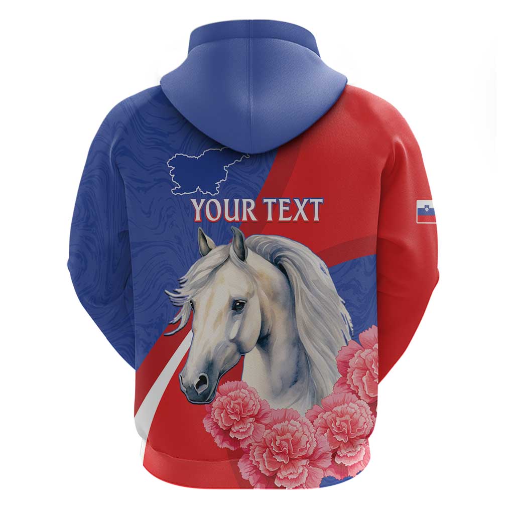 Personalised Balkan Lipizzaner Horse Slovenia Hoodie Carnation Sporty Style LT15