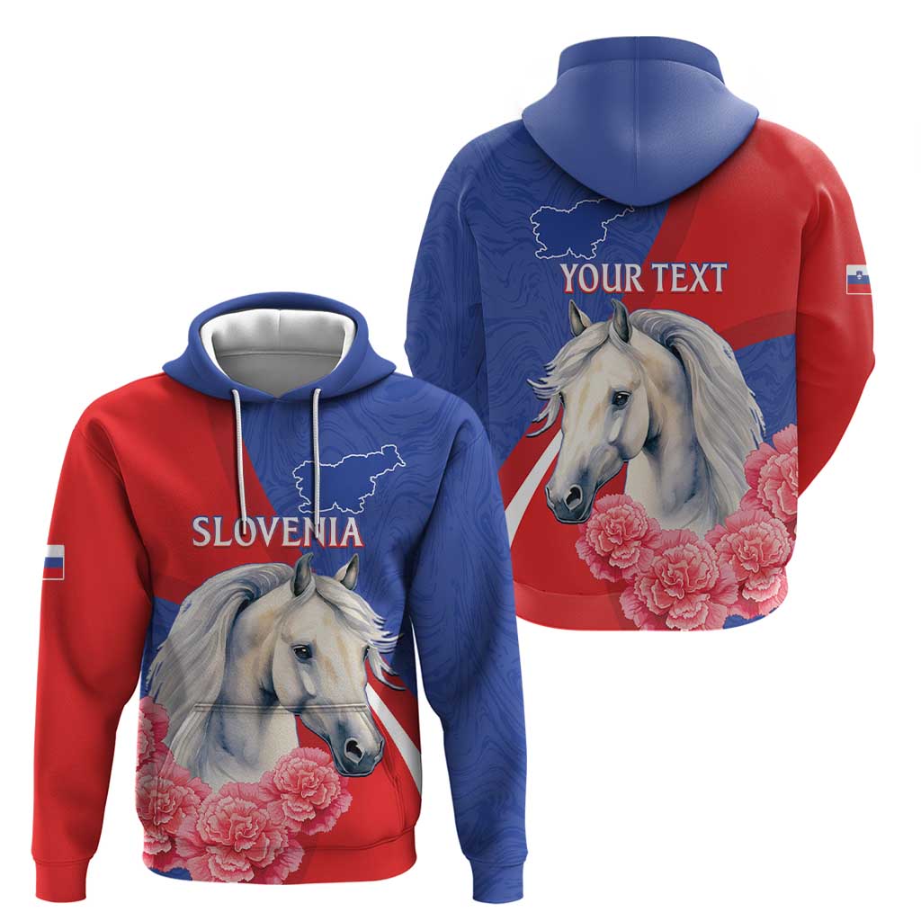 Personalised Balkan Lipizzaner Horse Slovenia Hoodie Carnation Sporty Style LT15