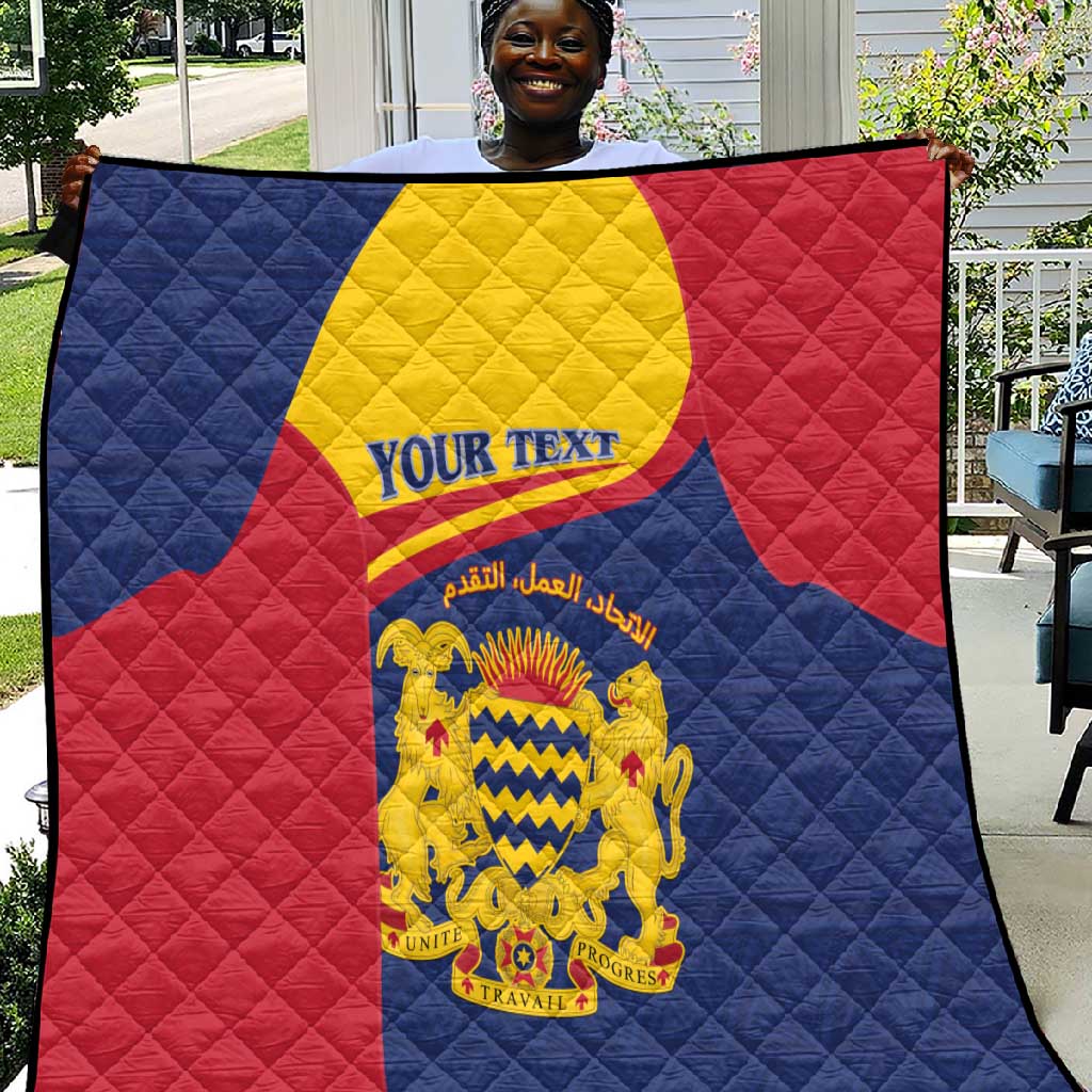 Afro Tchad Personalised Quilt Coat Of Arms - African Pattern LT15