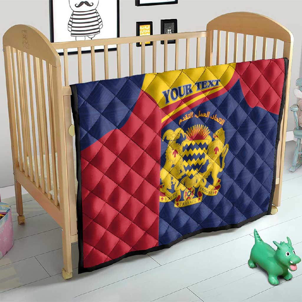 Afro Tchad Personalised Quilt Coat Of Arms - African Pattern LT15