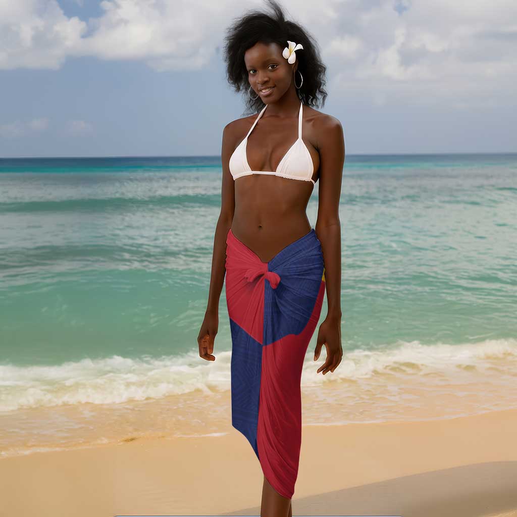 Afro Tchad Personalised Sarong Coat Of Arms - African Pattern LT15