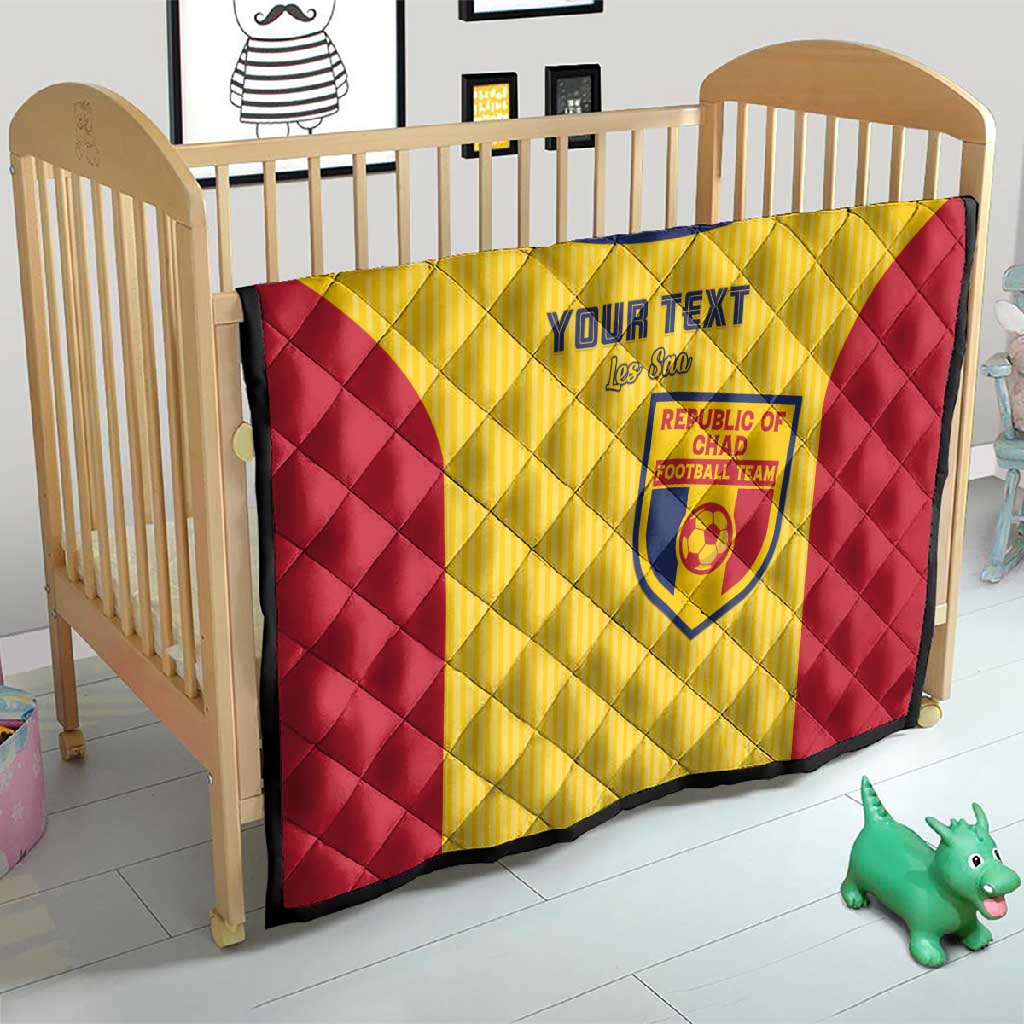 Custom Chad Football Quilt Go Champions LT15