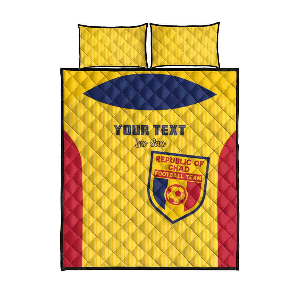 Custom Chad Football Quilt Bed Set Go Champions LT15