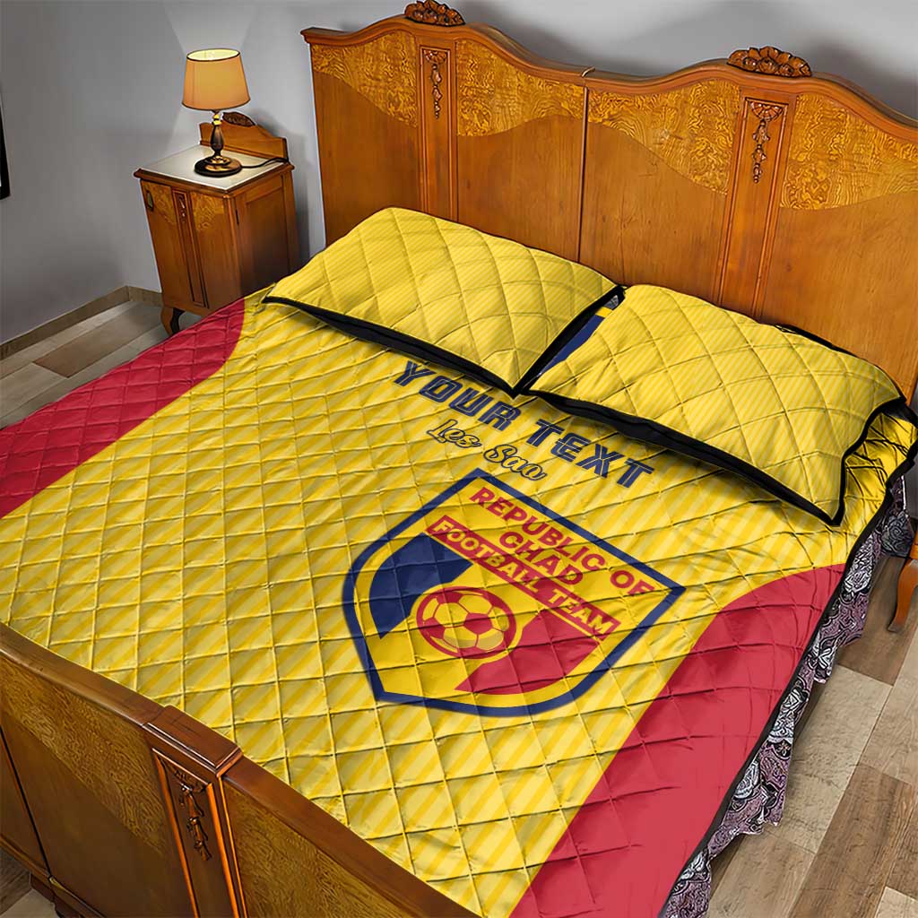 Custom Chad Football Quilt Bed Set Go Champions LT15