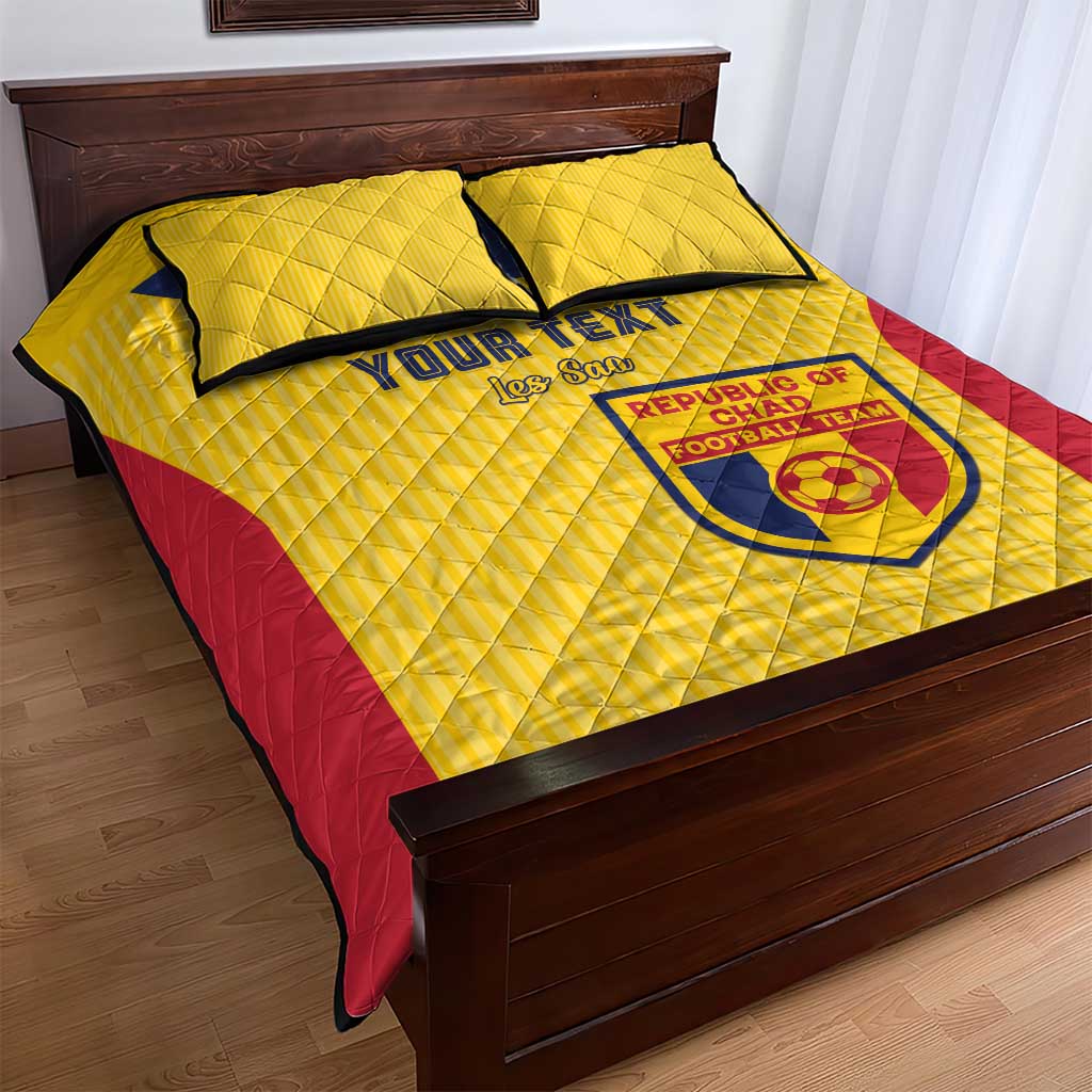 Custom Chad Football Quilt Bed Set Go Champions LT15