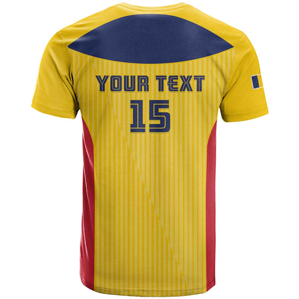 Custom Chad Football T shirt Go Champions LT15