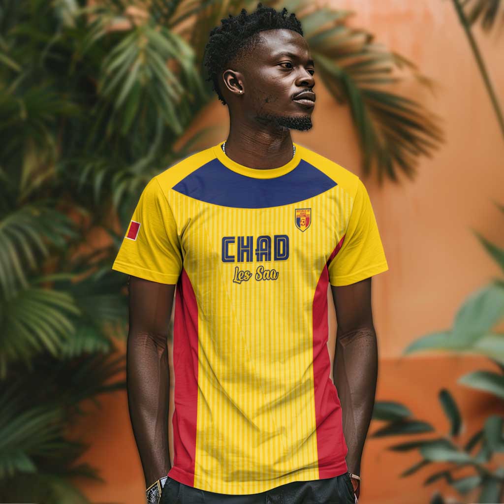 Custom Chad Football T shirt Go Champions LT15