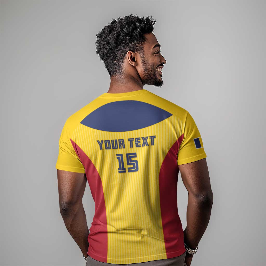 Custom Chad Football T shirt Go Champions LT15