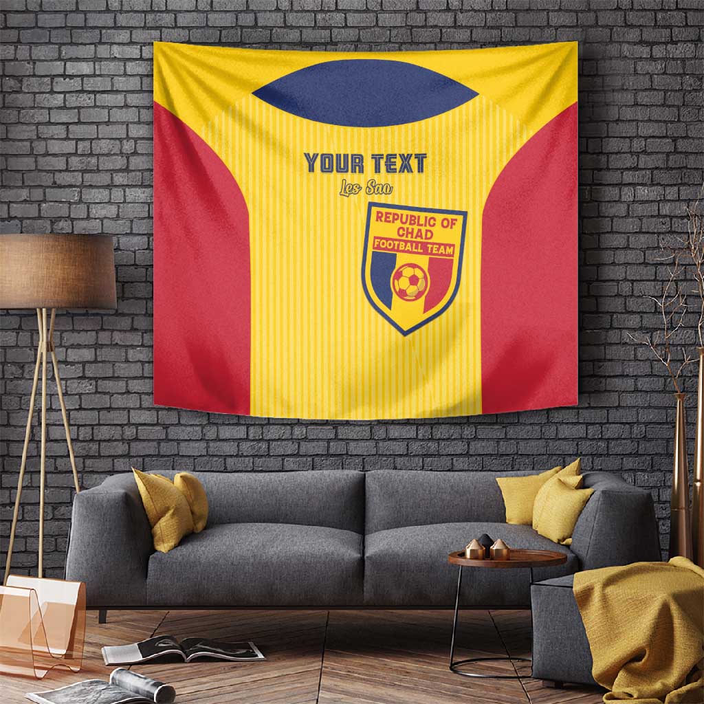 Custom Chad Football Tapestry Go Champions LT15