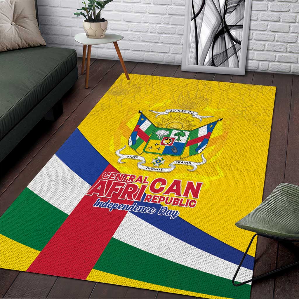 CAR Area Rug Happy 65th Independence Day LT15