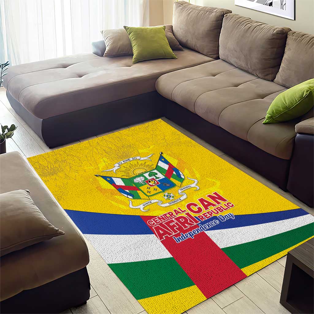 CAR Area Rug Happy 65th Independence Day LT15