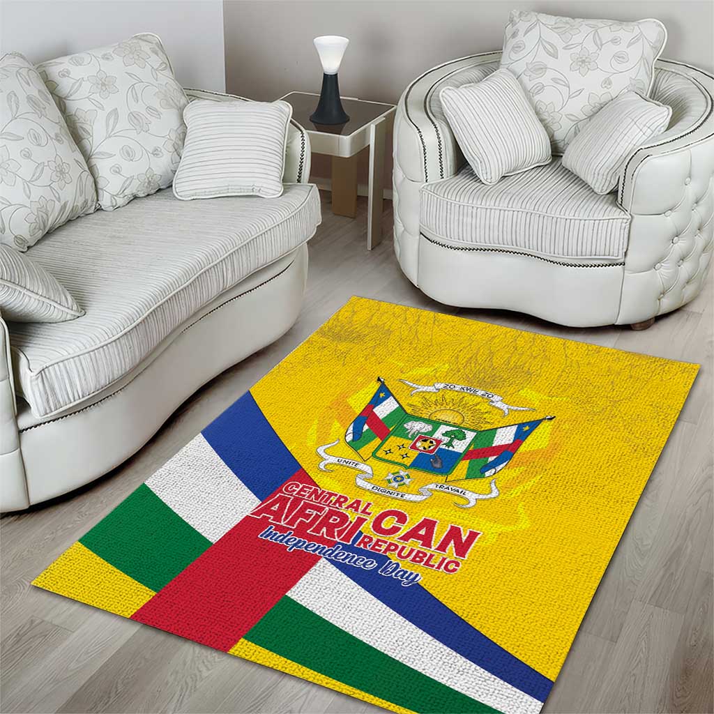 CAR Area Rug Happy 65th Independence Day LT15