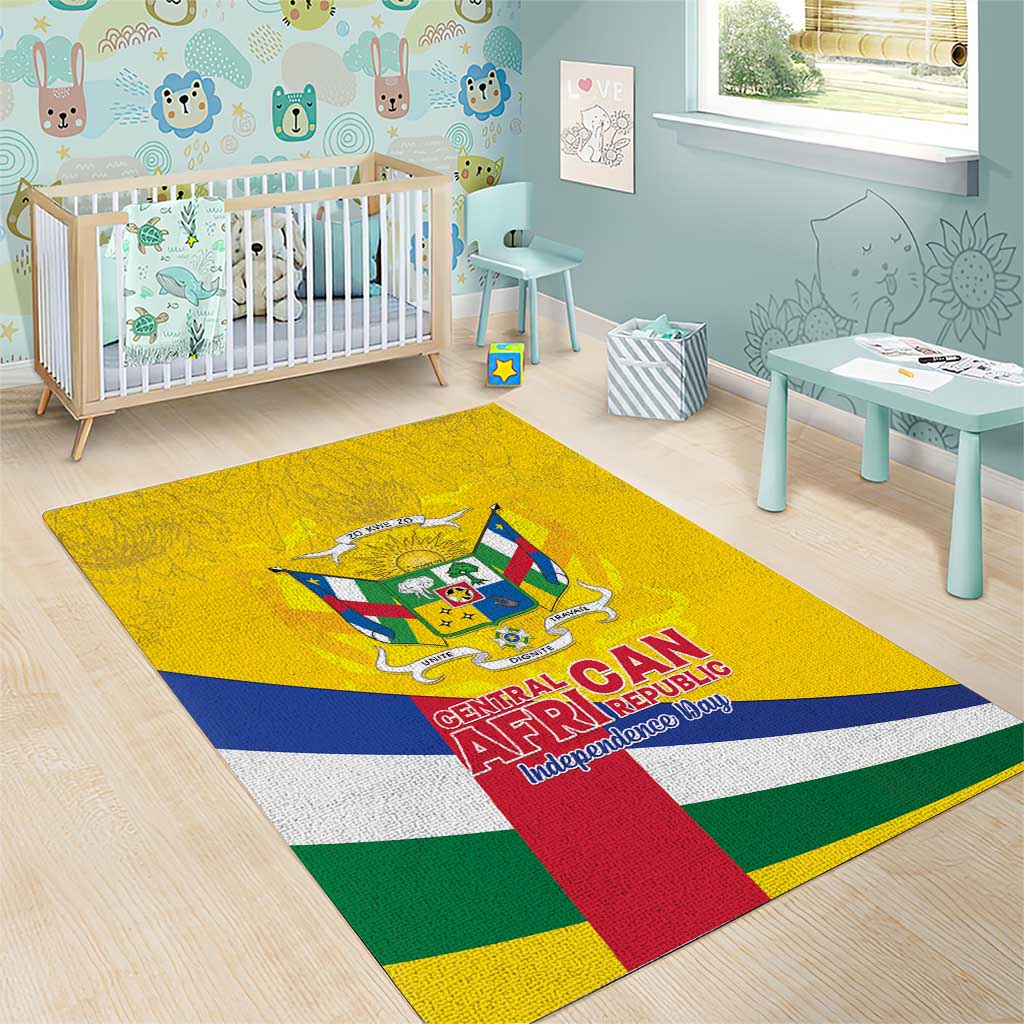 CAR Area Rug Happy 65th Independence Day LT15