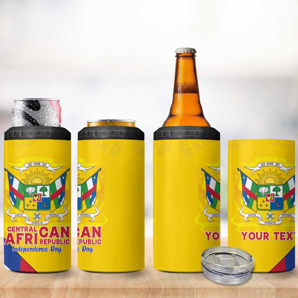 Personalised CAR 4 in 1 Can Cooler Tumbler Happy 65th Independence Day LT15