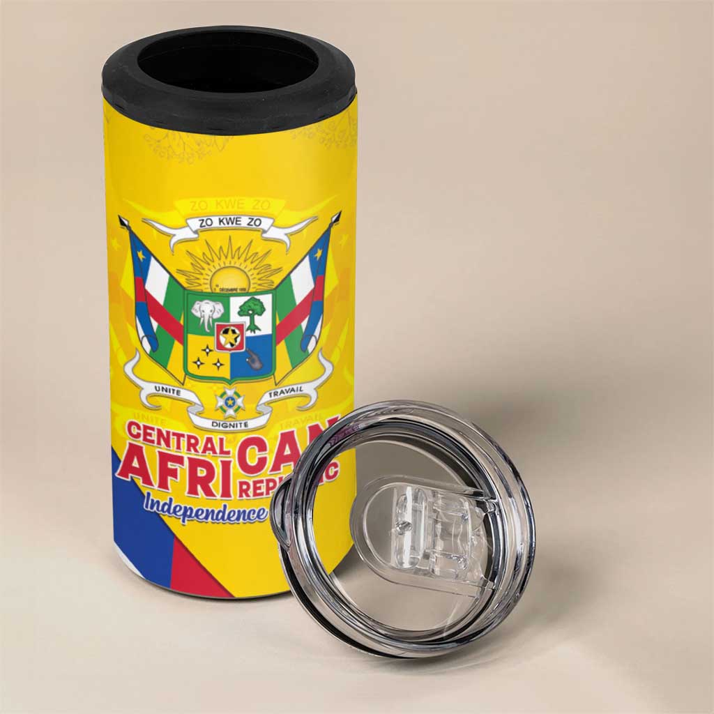 Personalised CAR 4 in 1 Can Cooler Tumbler Happy 65th Independence Day LT15