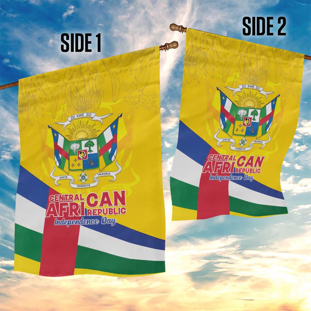 CAR Garden Flag Happy 65th Independence Day LT15